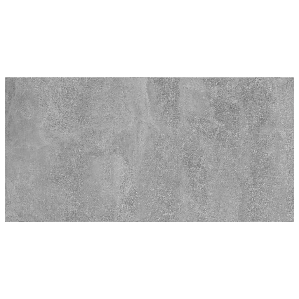 vidaXL Přídavné police 8 ks betonově šedé 80 x 40 x 1,5 cm dřevotříska
