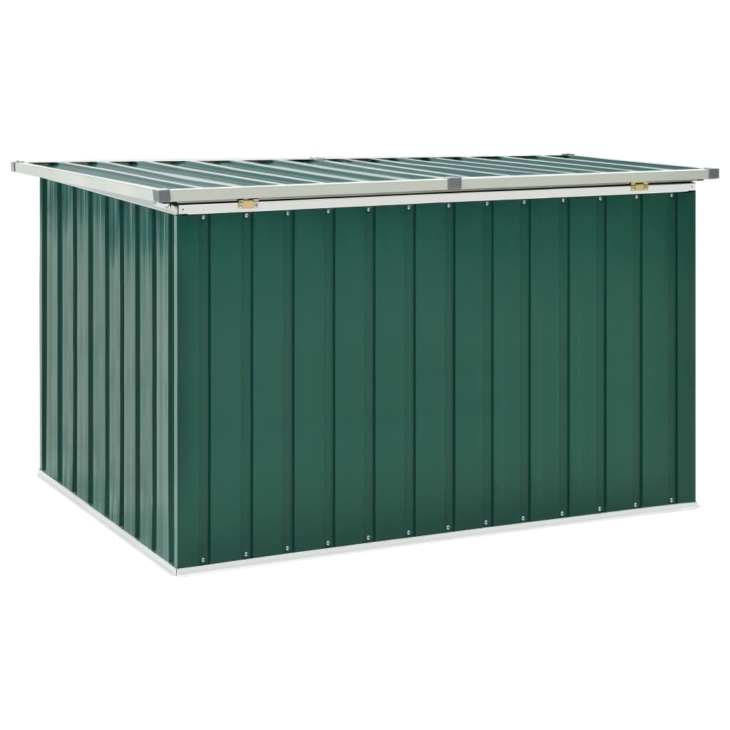 vidaXL Zahradní úložný box zelený 149 x 99 x 93 cm