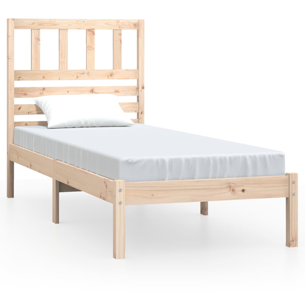 vidaXL Rám postele 75 x 190 cm Small Single masivní borovice