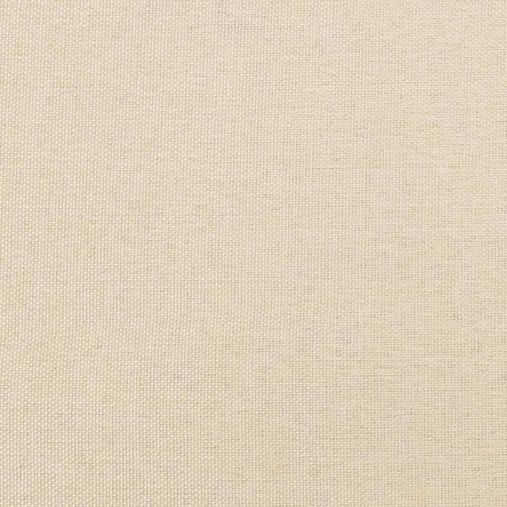 vidaXL Taštičková matrace krémová 90 x 200 x 20 cm textil