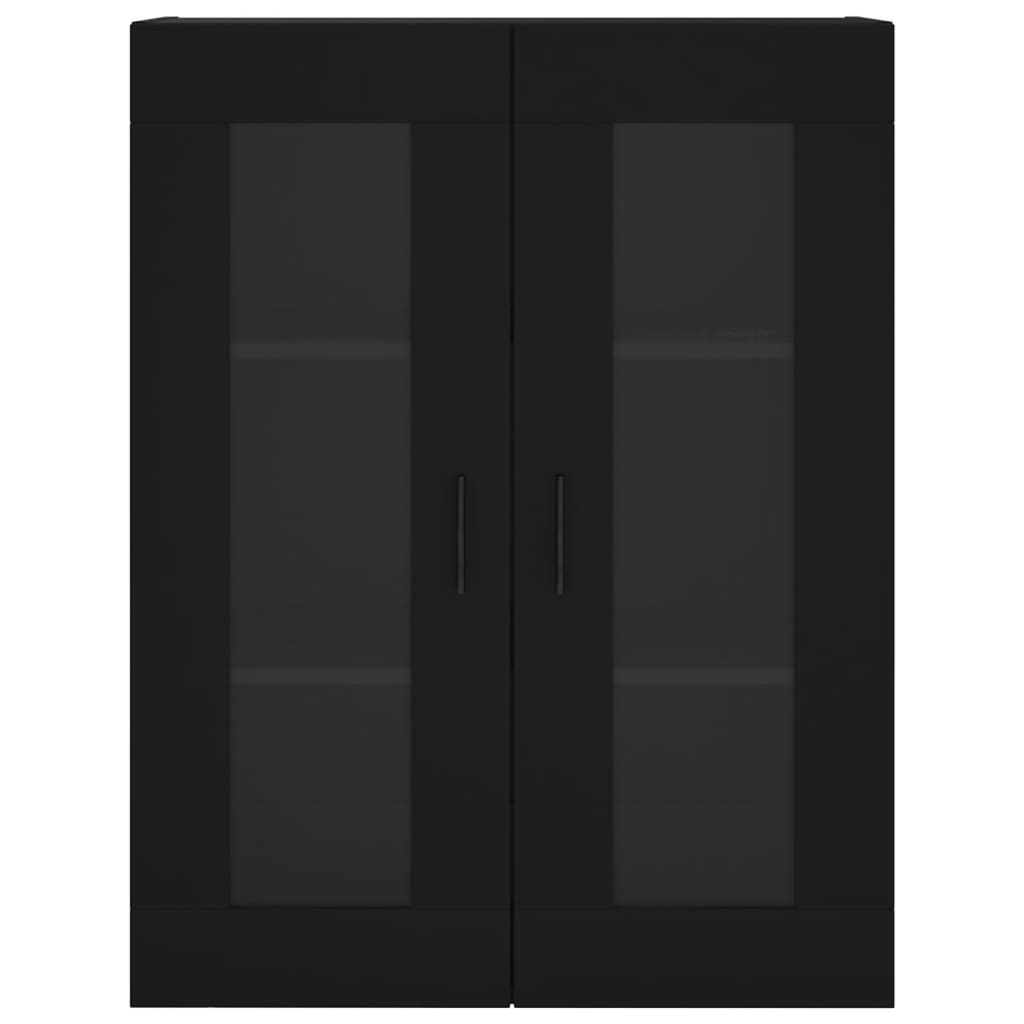 vidaXL Nástěnná skříňka černá 69,5 x 34 x 90 cm