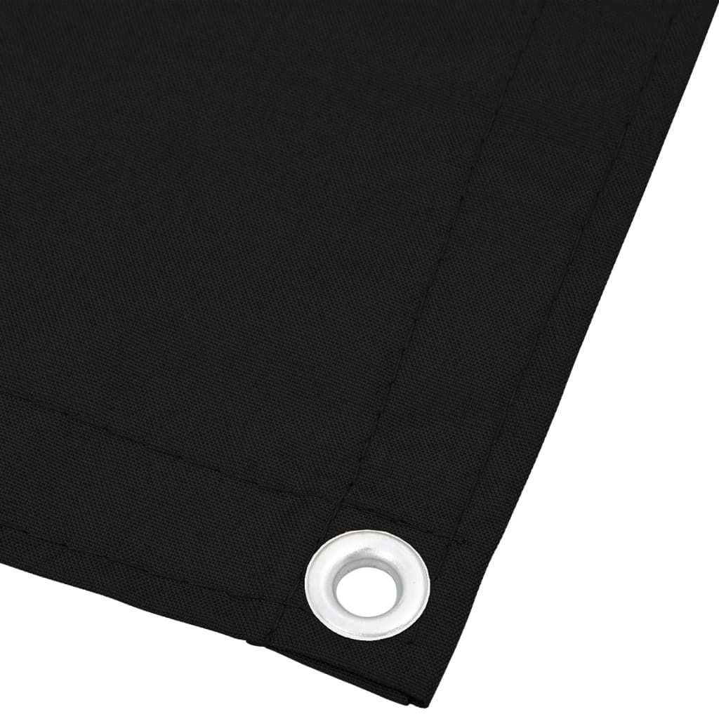 vidaXL Balkonová zástěna černá 75 x 1 000 cm 100% polyester oxford
