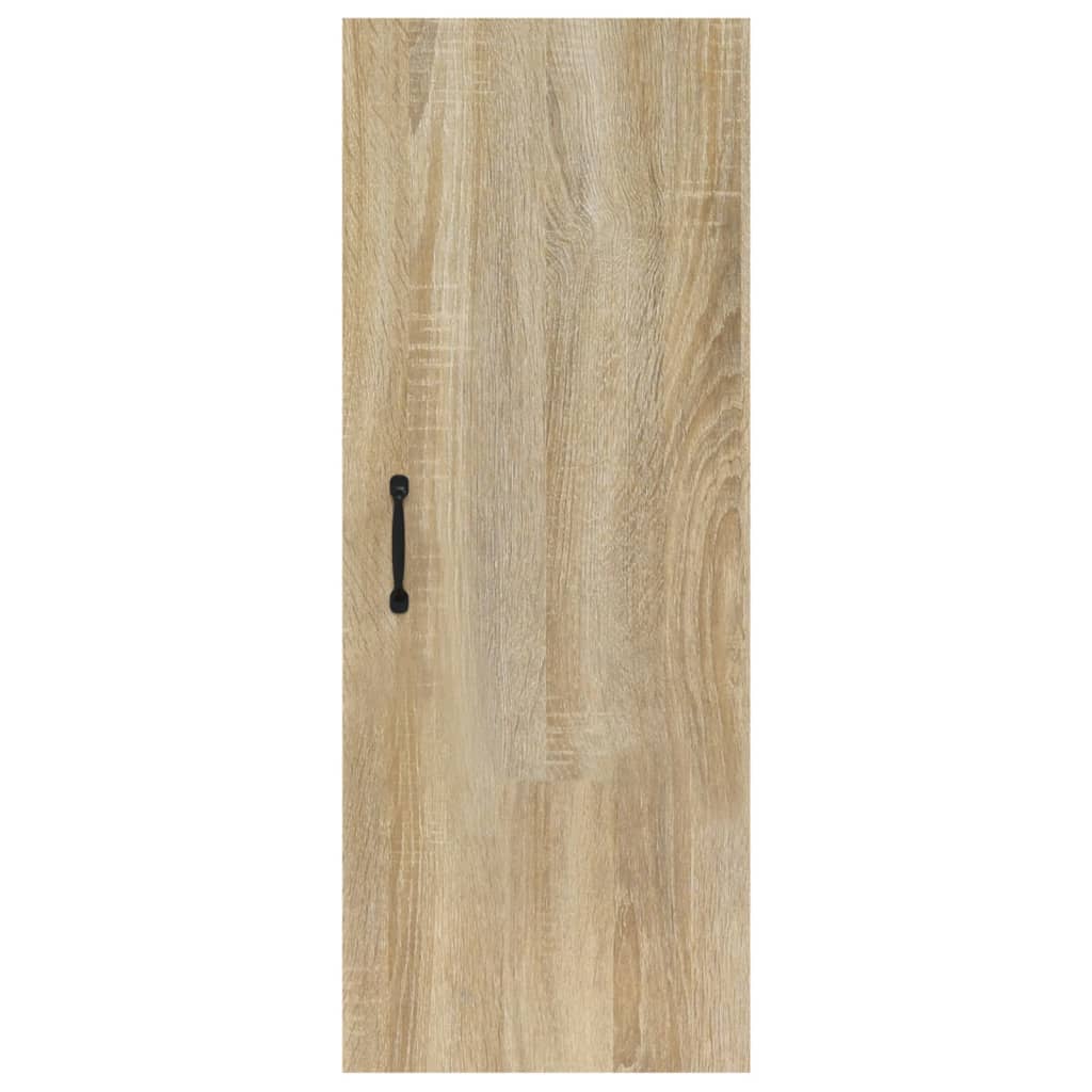 vidaXL Závěsná skříňka dub sonoma 34,5 x 34 x 90 cm kompozitní dřevo