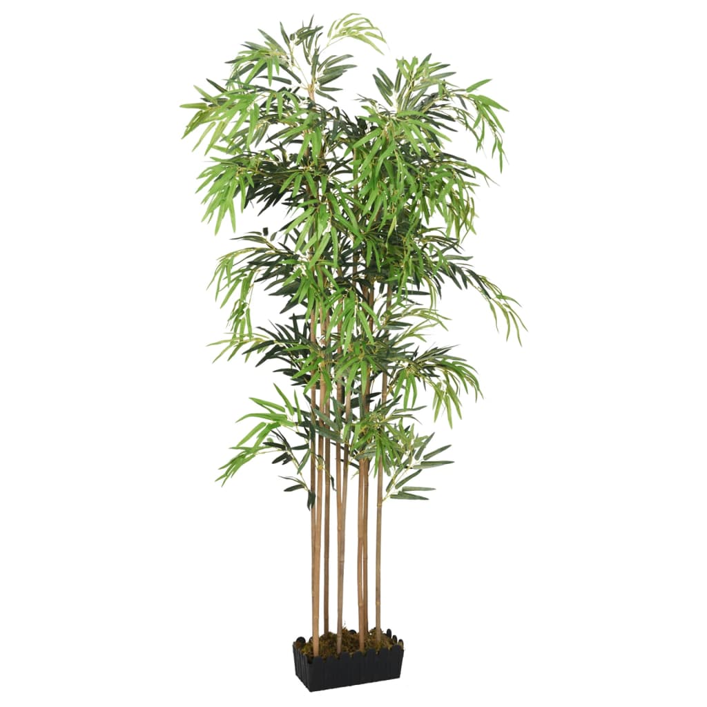 vidaXL Umělý bambus 500 listů 80 cm zelený