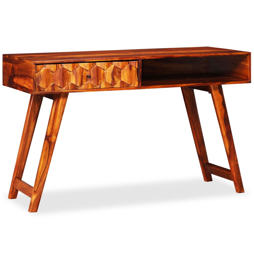 vidaXL Psací stůl z masivního sheeshamového dřeva 118 x 50 x 76 cm