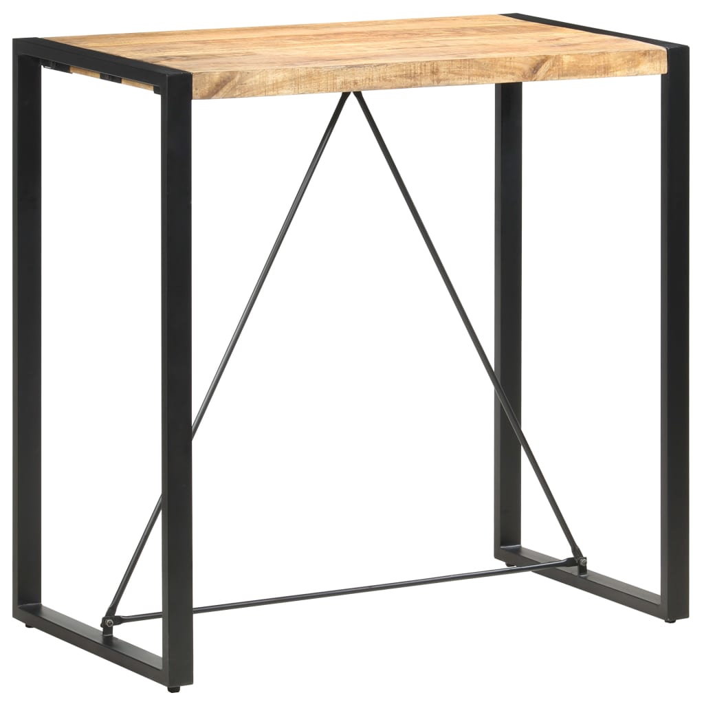 vidaXL Barový stůl 110 x 60 x 110 cm masivní mangovníkové dřevo