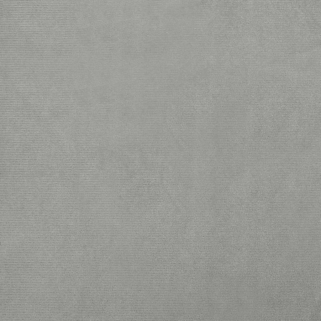 vidaXL Pelíšek pro psy světle šedý 70 x 45 x 33 cm samet