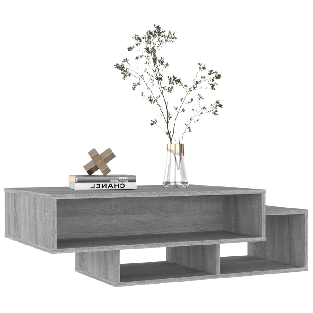 vidaXL Konferenční stolek šedý sonoma 105x55x32 cm kompozitní dřevo