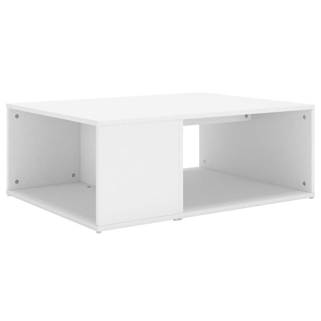 vidaXL Konferenční stolek bílý 90 x 67 x 33 cm dřevotříska