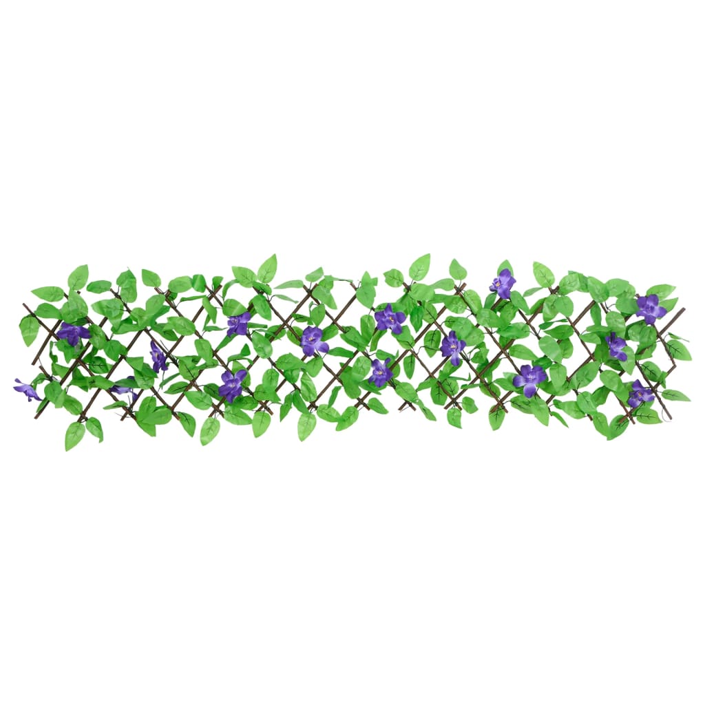 vidaXL Treláž s umělým břečťanem roztahovací zelená 180 x 20 cm