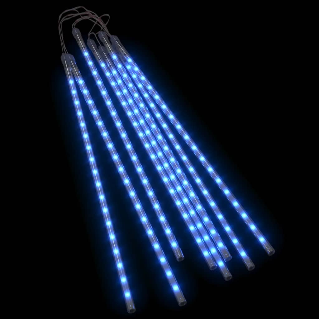 vidaXL Padající světla 8 ks 50 cm modrá 288 LED dovnitř i ven