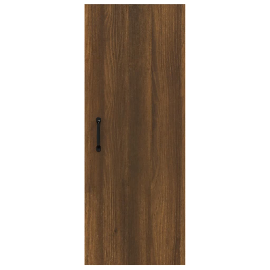 vidaXL Závěsná skříňka hnědý dub 34,5 x 34 x 90 cm kompozitní dřevo