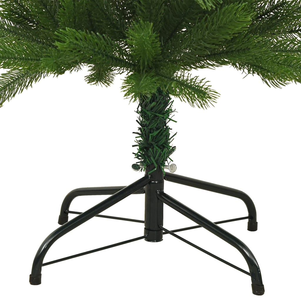 vidaXL Umělý úzký vánoční stromek se stojanem 240 cm PE