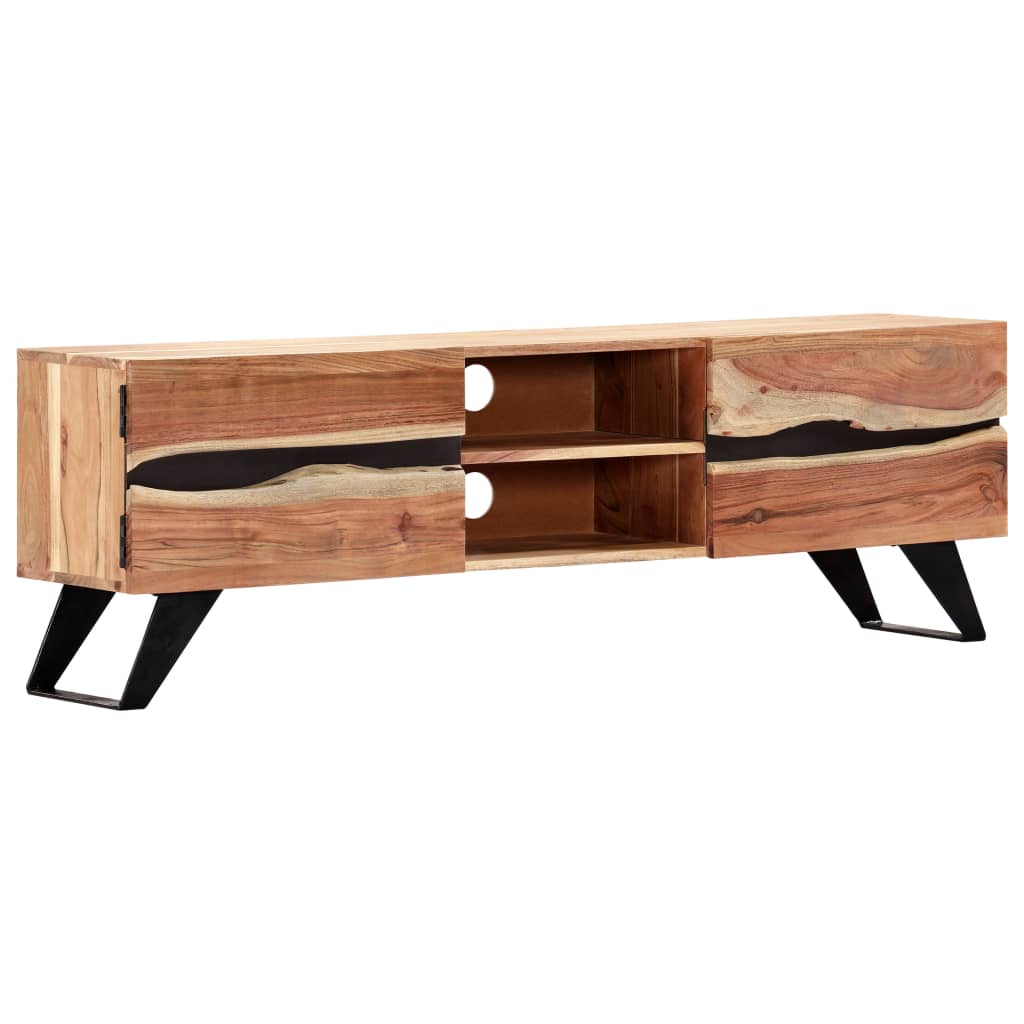 vidaXL TV stolek 140 x 30 x 45 cm masivní akáciové dřevo