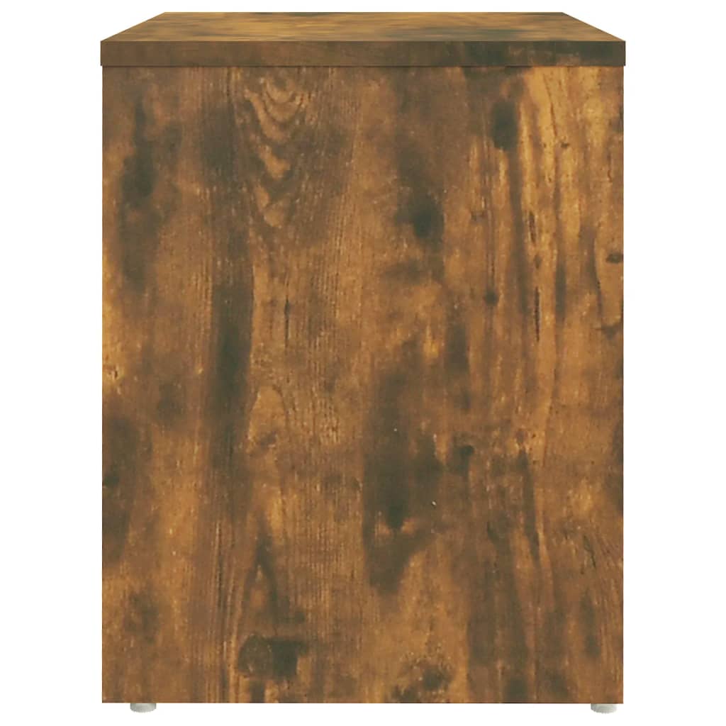 vidaXL Noční stolek kouřový dub 40 x 30 x 40 cm kompozitní dřevo