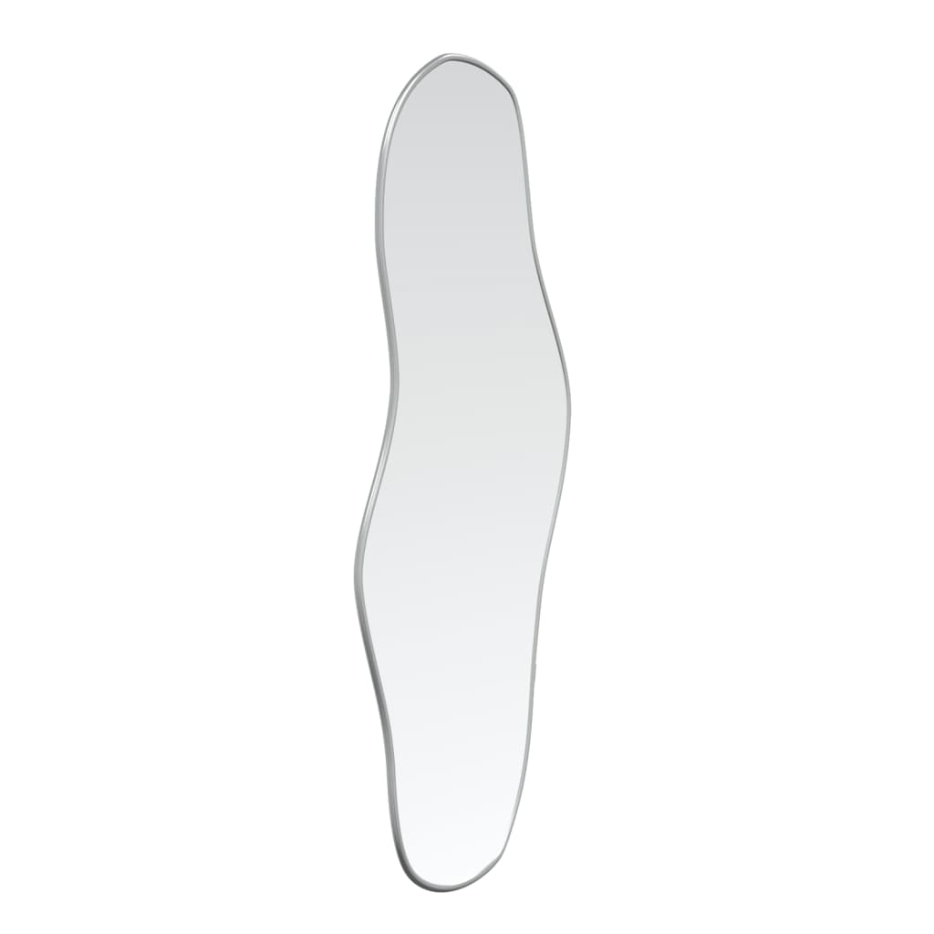 vidaXL Nástěnné zrcadlo stříbrné 60 x 25 cm