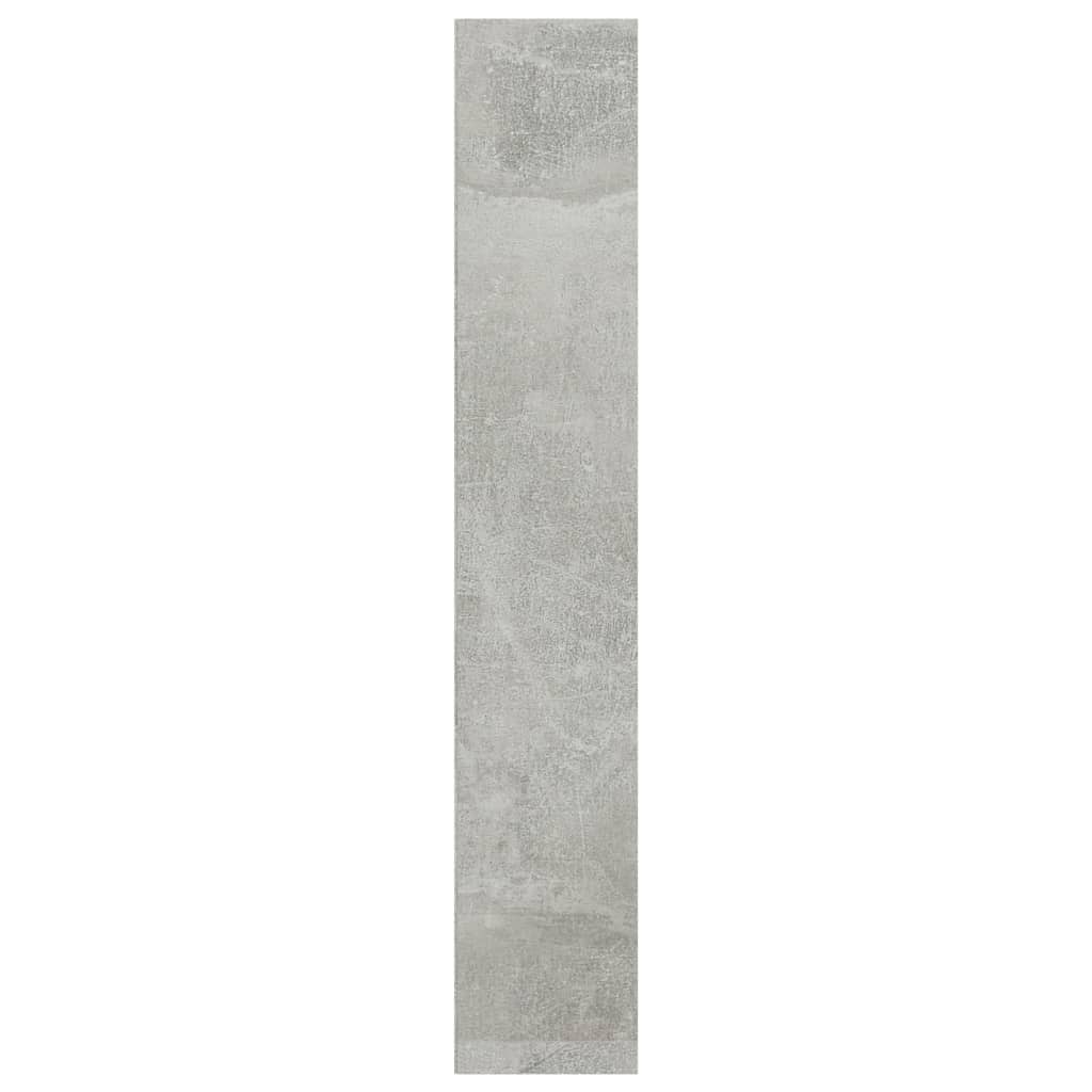 vidaXL Skříňka na CD betonově šedá 21 x 16 x 93,5 cm dřevotříska