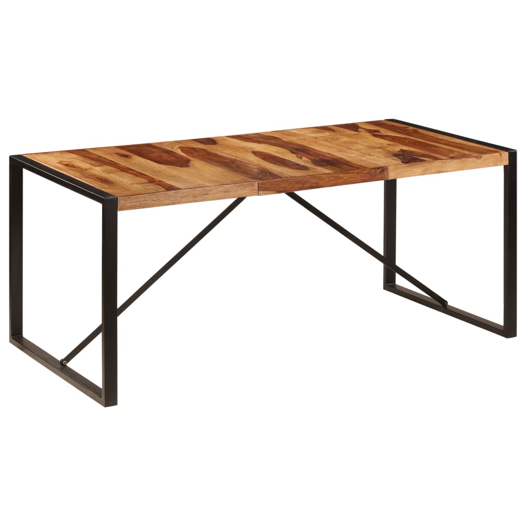 vidaXL Jídelní stůl 180 x 90 x 75 cm masivní sheeshamové dřevo