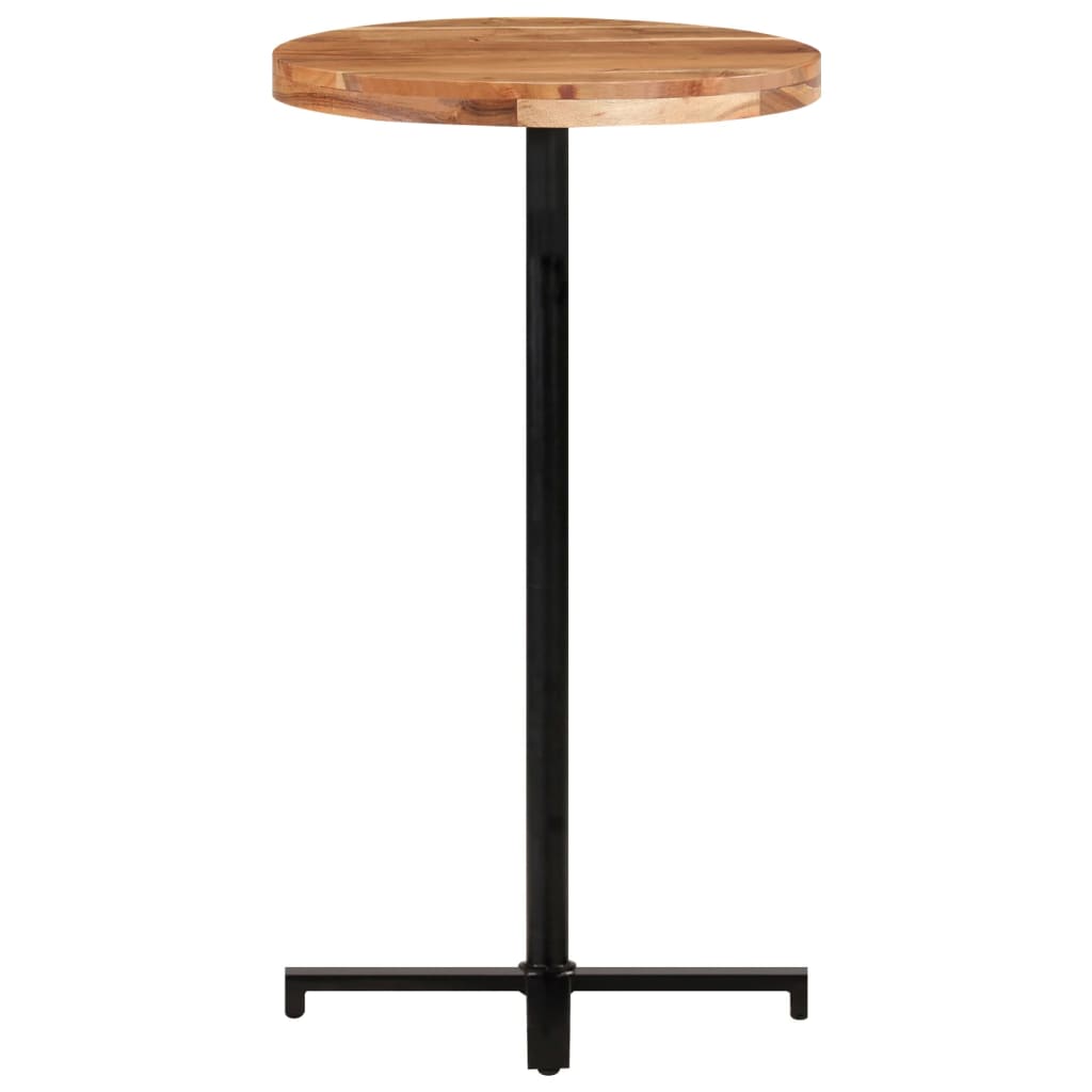 vidaXL Barový stůl kulatý Ø 60 x 110 cm masivní akáciové dřevo