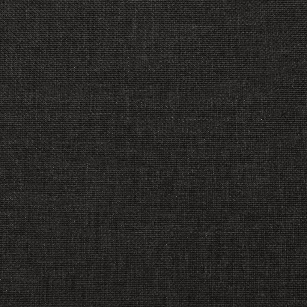 vidaXL Zvedací polohovací křeslo černé textil