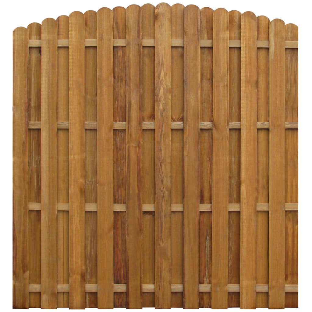 vidaXL Protipohledový plot impregnovaná borovice 170 x (156–170) cm
