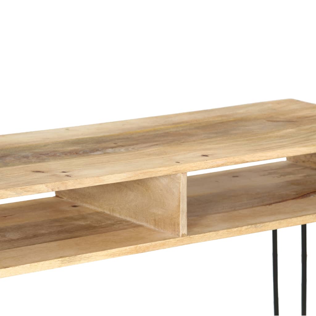 vidaXL Konzolový stolek z masivního mangovníku 115 x 35 x 76 cm