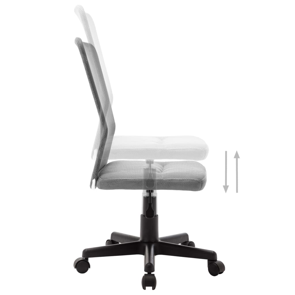 vidaXL Kancelářská židle šedá 44 x 52 x 100 cm síťovina textil