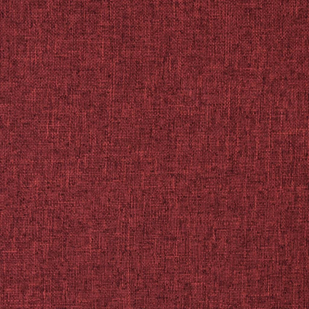 vidaXL Skládací lenoška na podlahu s funkcí postele vínová textil