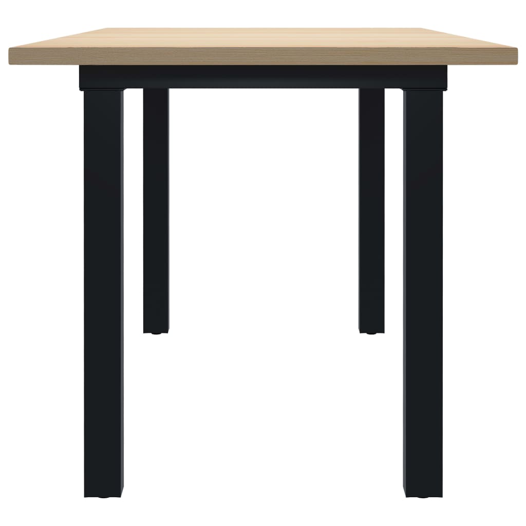 vidaXL Jídelní stůl 160 x 80 x 76 cm borové dřevo