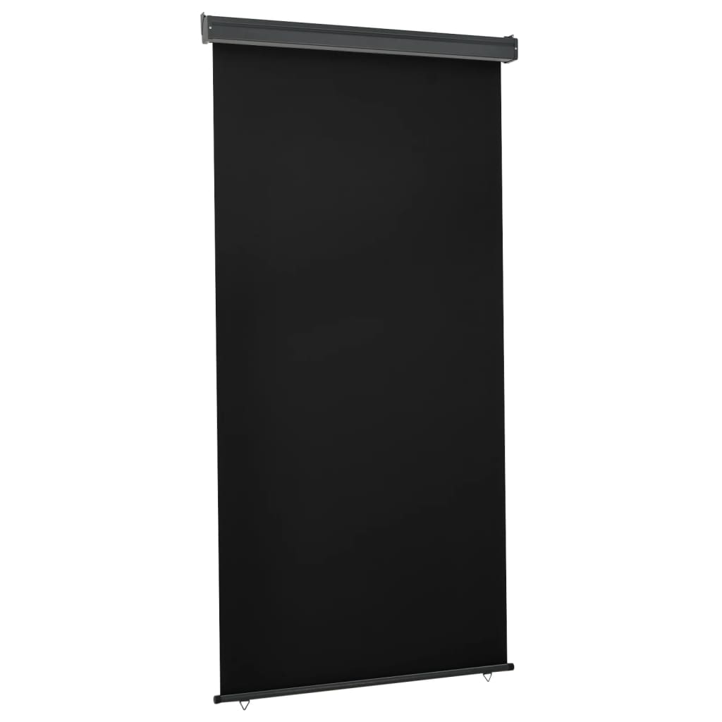 vidaXL Balkonová zástěna 122 x 250 cm černá