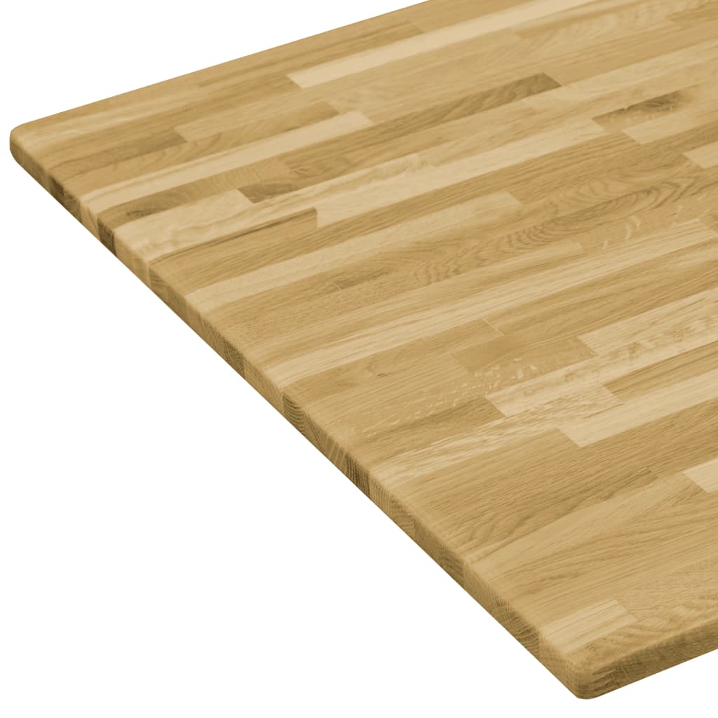 vidaXL Stolní deska masivní dubové dřevo obdélníková 23 mm 140 x 60 cm
