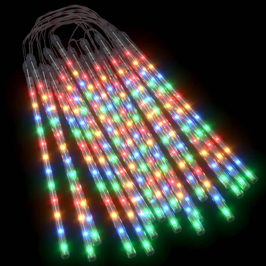 vidaXL Padající světla 20 ks 30 cm barevná 480 LED dovnitř i ven