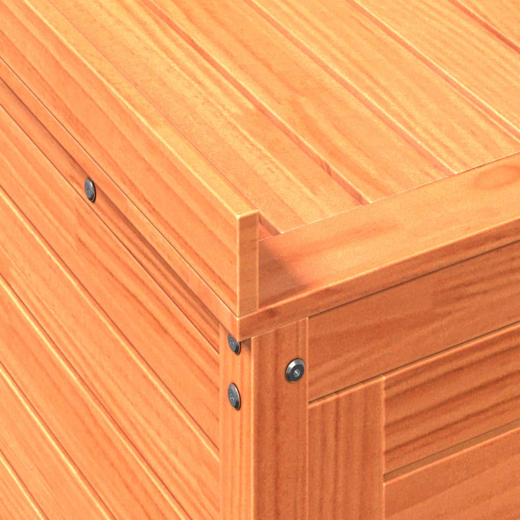 vidaXL Přesazovací stůl s policemi hnědý 82,5x50x86,5 cm borové dřevo