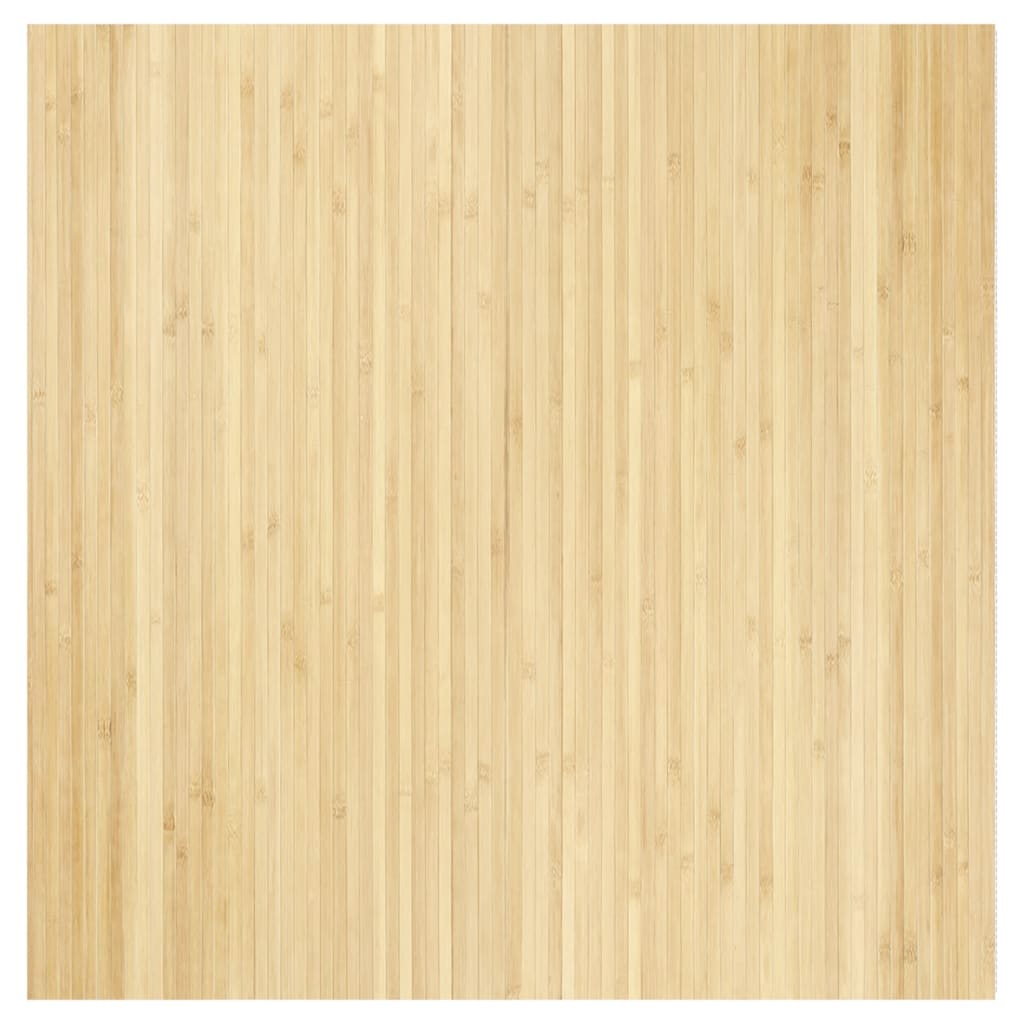 vidaXL Koberec obdélníkový světle přírodní 100 x 100 cm bambus