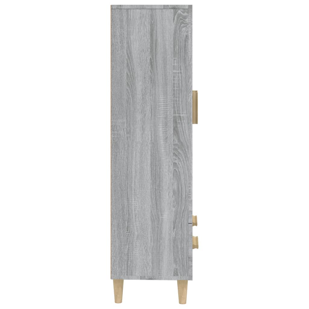 vidaXL Komoda šedá sonoma 70 x 31 x 115 cm kompozitní dřevo