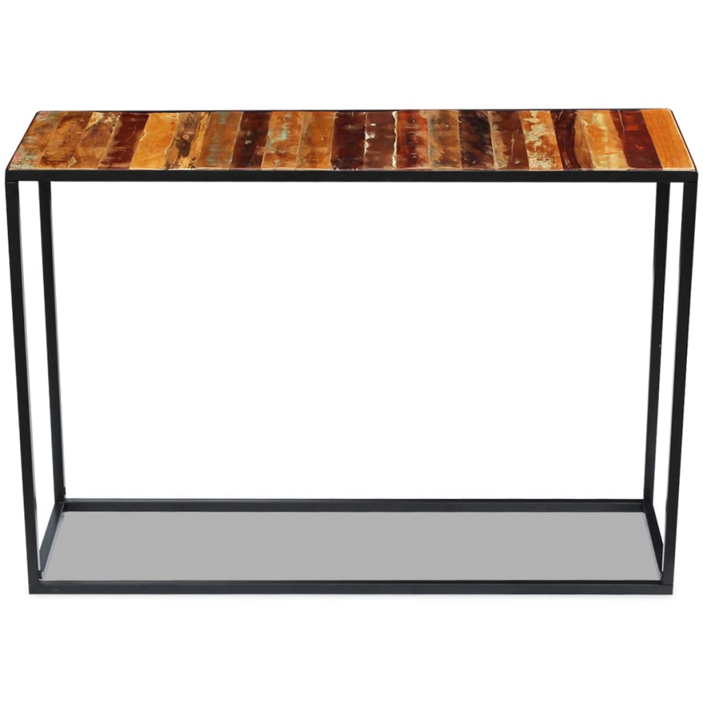 vidaXL Konzolový stolek masivní recyklované dřevo 110 x 35 x 76 cm