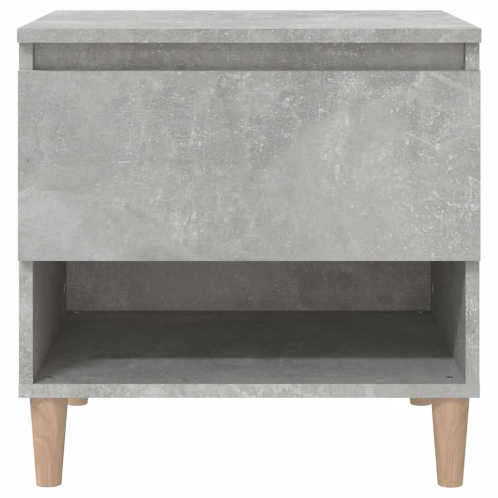 vidaXL Noční stolek betonově šedý 50 x 46 x 50 cm kompozitní dřevo
