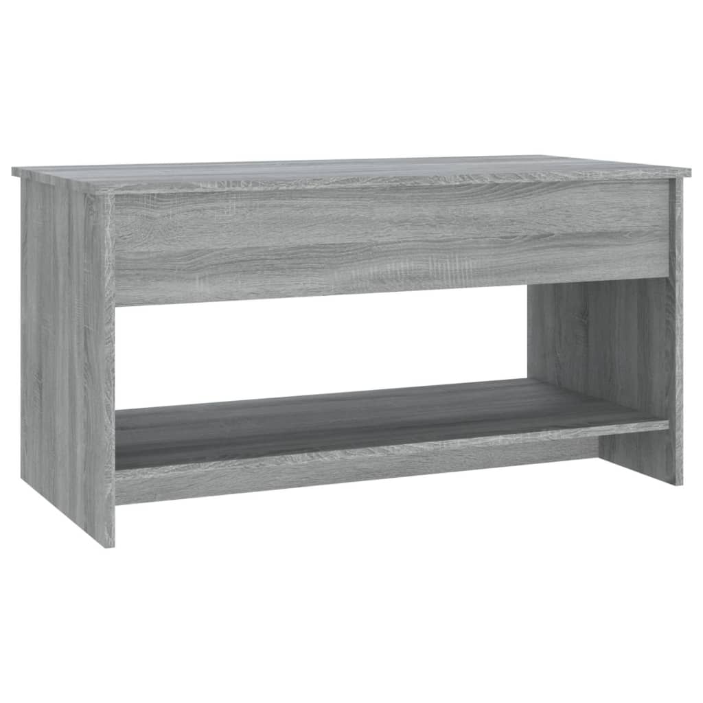 vidaXL Konferenční stolek šedý sonoma 102x50x52,5 cm kompozitní dřevo
