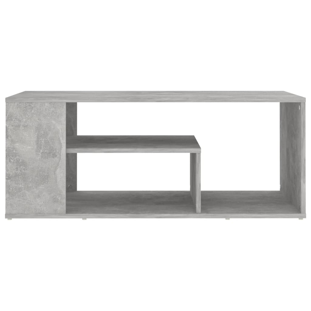 vidaXL Konferenční stolek betonově šedý 100 x 50 x 40 cm dřevotříska