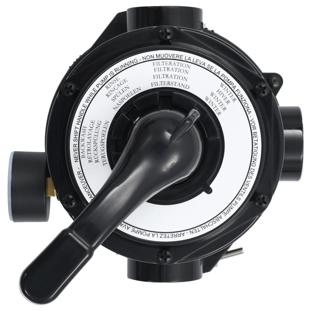vidaXL Vícecestný ventil k pískové filtraci ABS 1,5" 4cestný