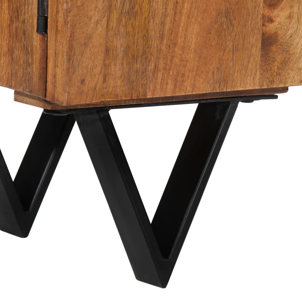 vidaXL TV stolek 140 x 30 x 46 cm masivní mangovníkové dřevo
