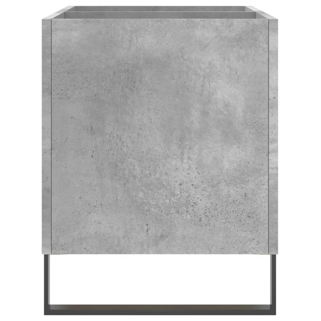 vidaXL Skříňka na LP desky betonově šedá 74,5x38x48cm kompozitní dřevo
