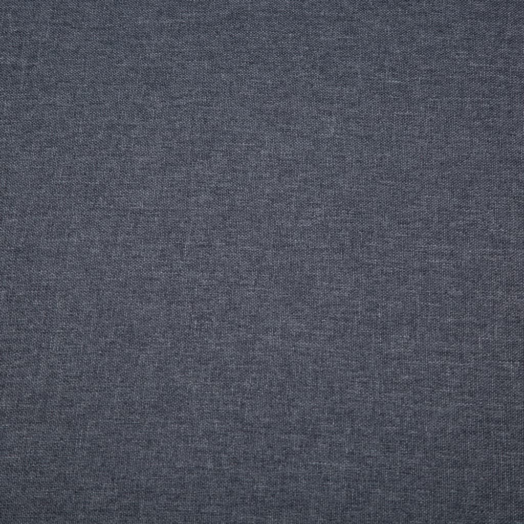 vidaXL 3místná pohovka textilní čalounění 172 x 70 x 82 cm tmavě šedá