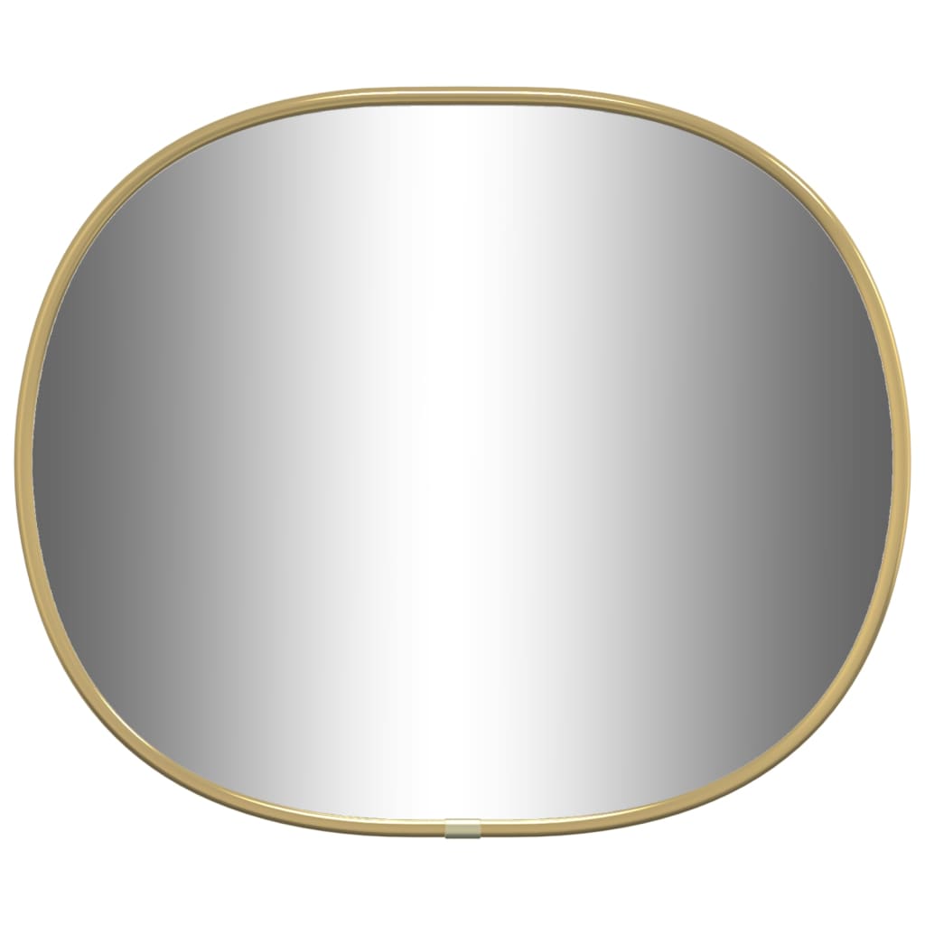 vidaXL Nástěnné zrcadlo zlaté 30 x 25 cm