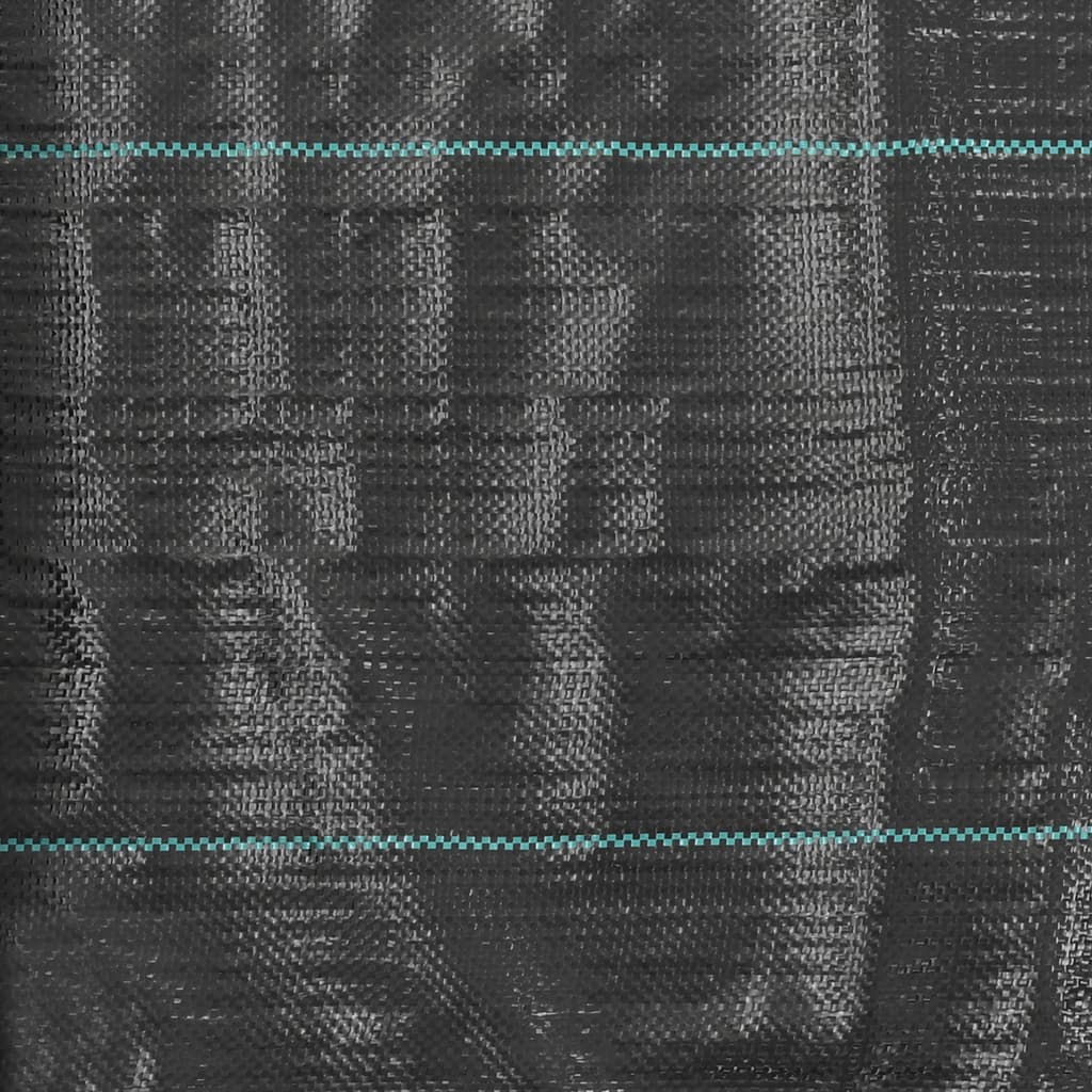 vidaXL Mulčovací textilie proti plevelu a kořenům černá 2 x 5 m PP