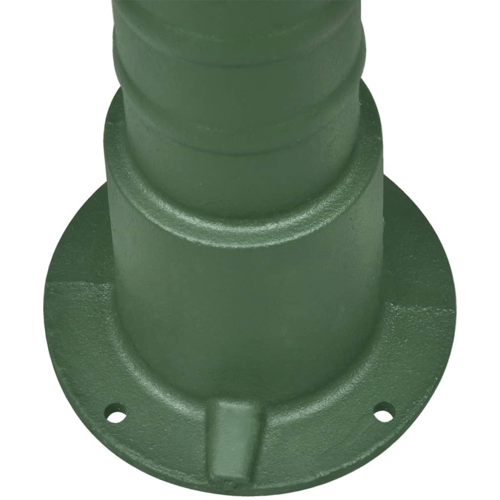 Litinový stojan na zahradní ruční pumpu / čerpadlo - zelený