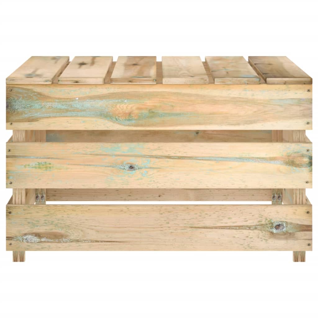 vidaXL Zahradní stolek z palet impregnované borové dřevo