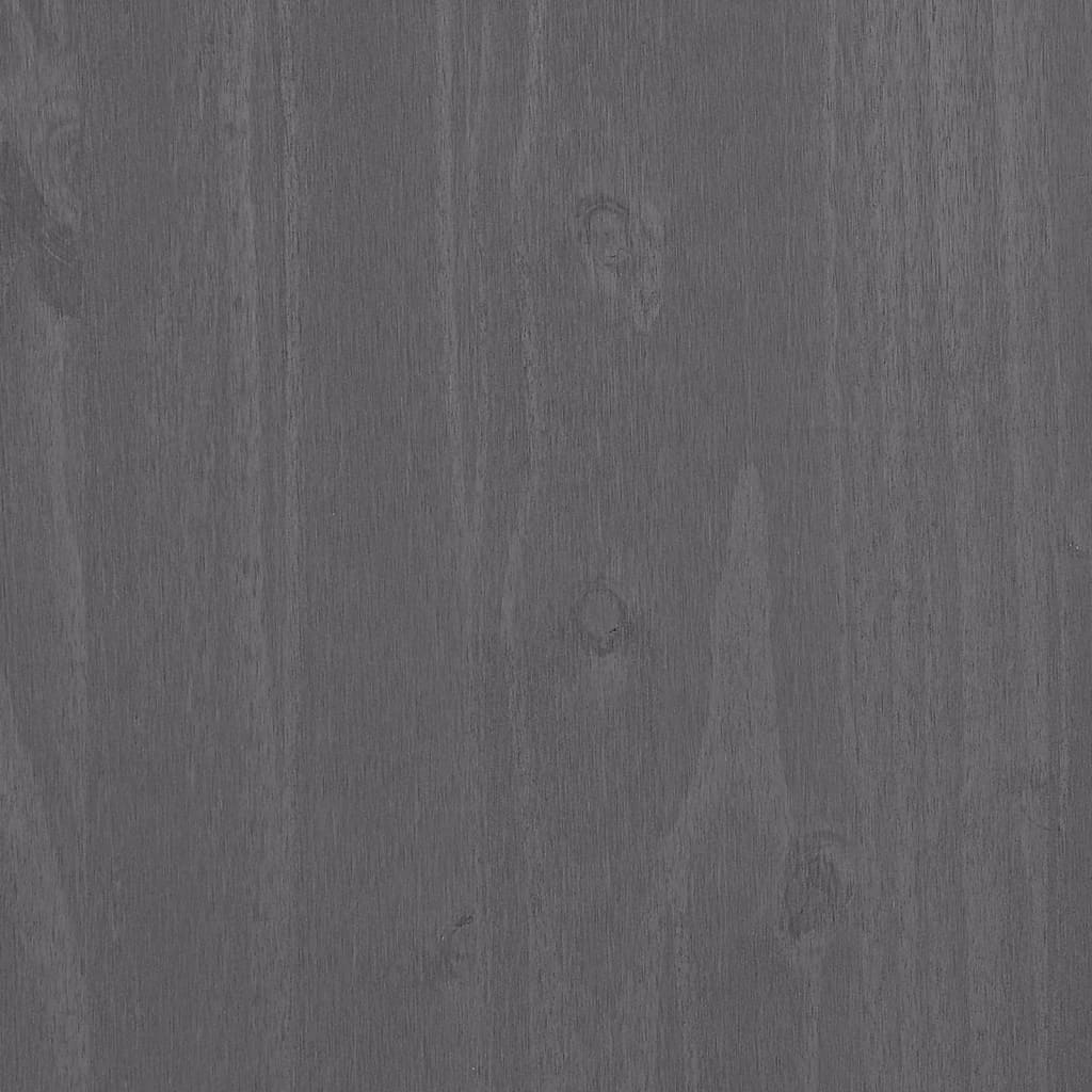 vidaXL Psací stůl HAMAR světle šedý 113 x 50 x 75 cm masivní borovice