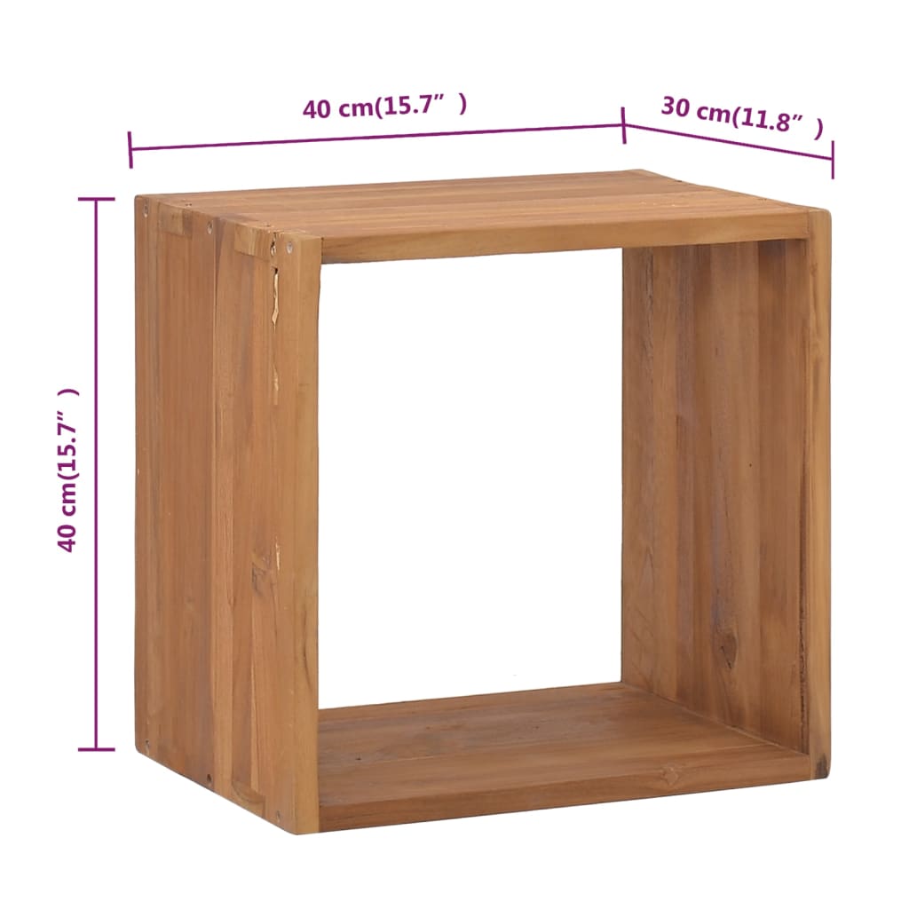 vidaXL Noční stolek 40 x 30 x 40 cm masivní teakové dřevo