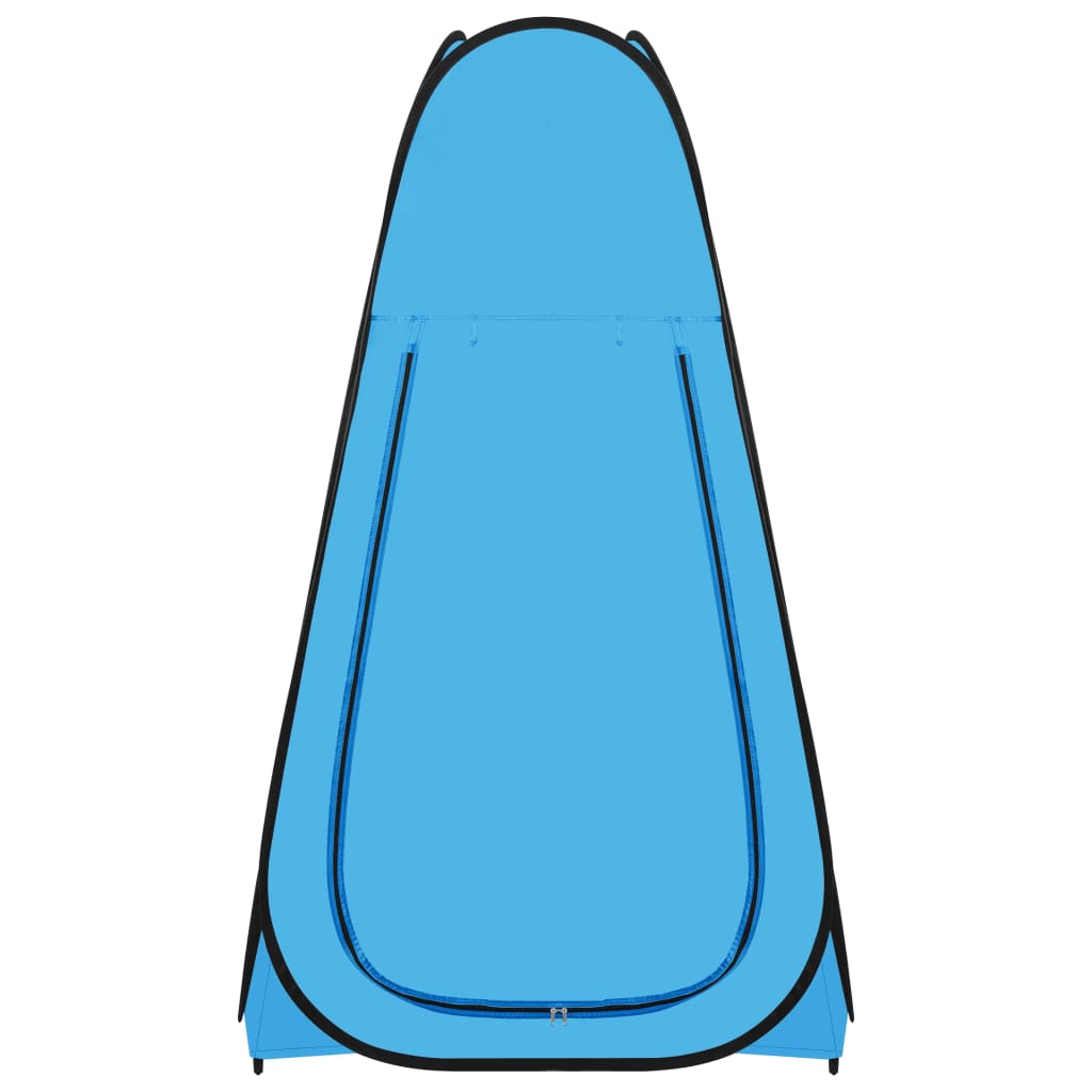 vidaXL Samorozkládací stan na sprchu modrý